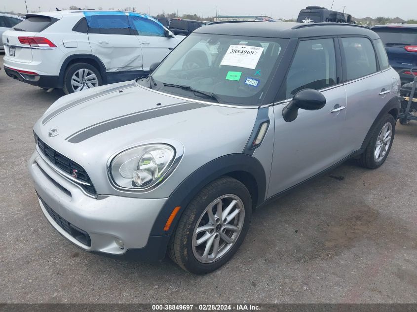 2015 Mini Countryman Cooper S VIN: WMWZC3C52FWP52695 Lot: 38849697