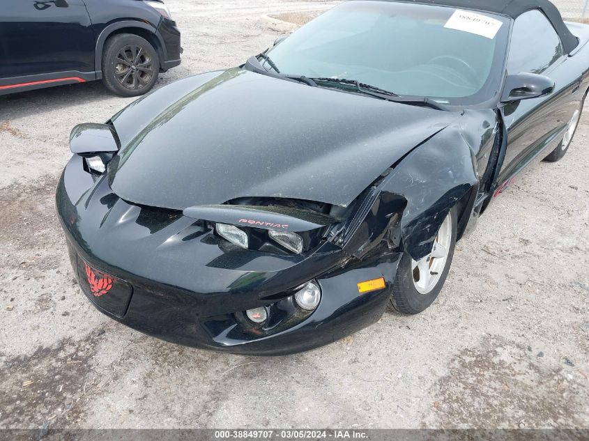 1998 Pontiac Firebird VIN: 2G2FS32K6W2230125 Lot: 38849707