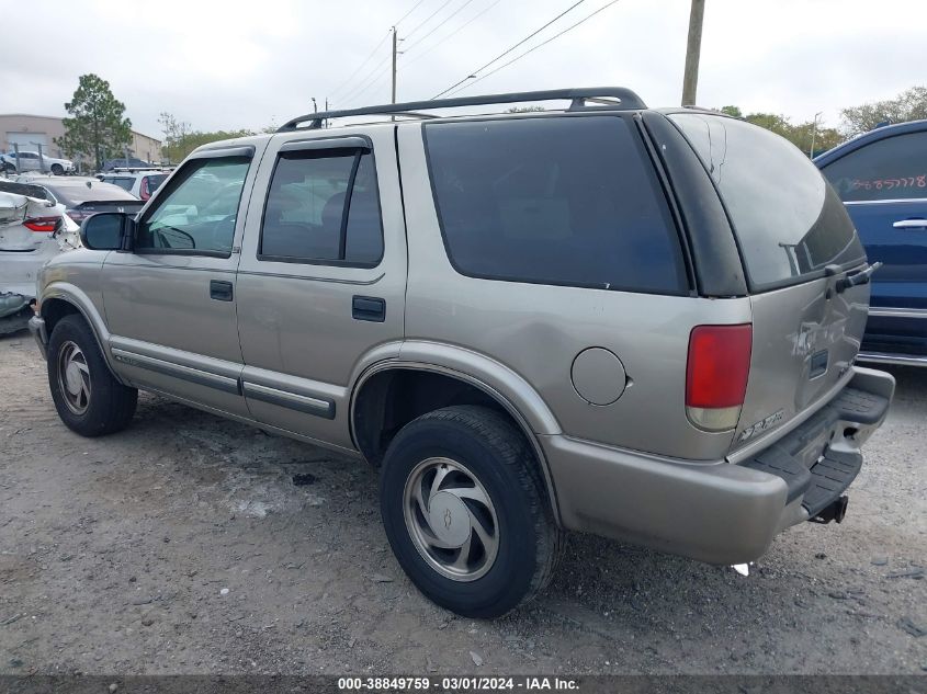 2000 Chevrolet Blazer Lt VIN: 1GNDT13W1Y2116670 Lot: 38849759