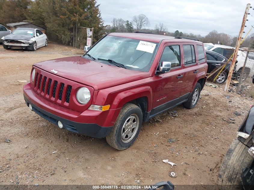 2013 JEEP PATRIOT SPORT - 1C4NJPBA2DD192599