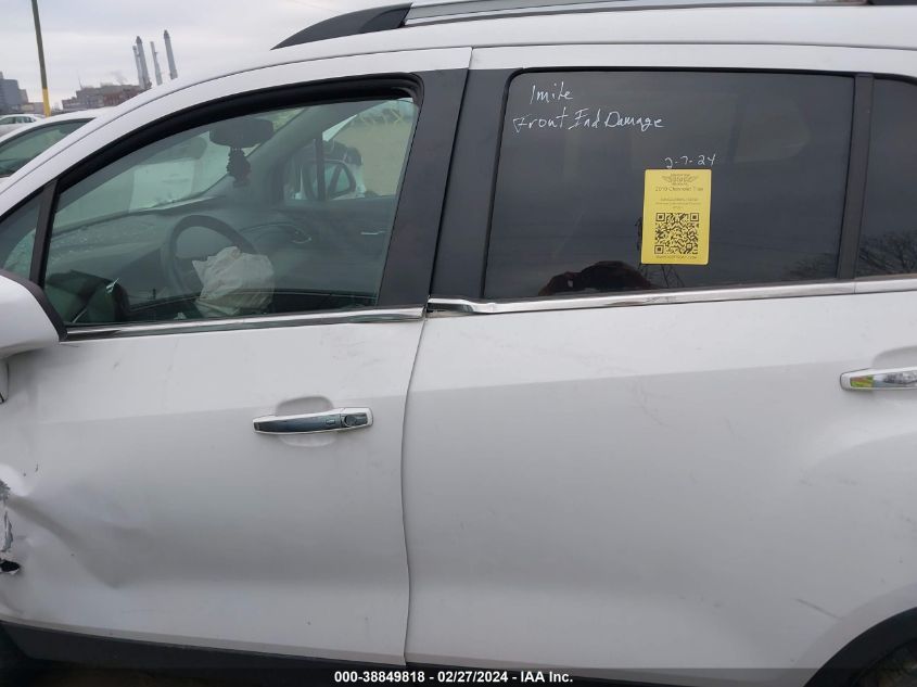 2019 Chevrolet Trax Lt VIN: 3GNCJLSB0KL133252 Lot: 38849818