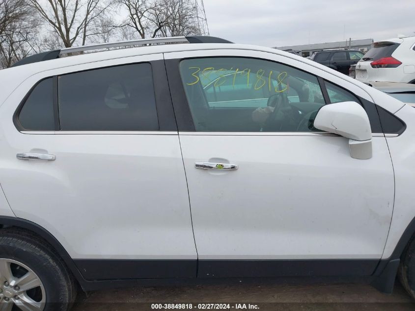 2019 Chevrolet Trax Lt VIN: 3GNCJLSB0KL133252 Lot: 38849818
