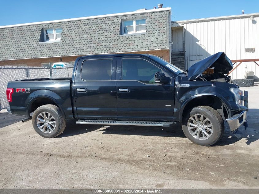 2017 Ford F-150 Lariat VIN: 1FTEW1EGXHFB47886 Lot: 38850031