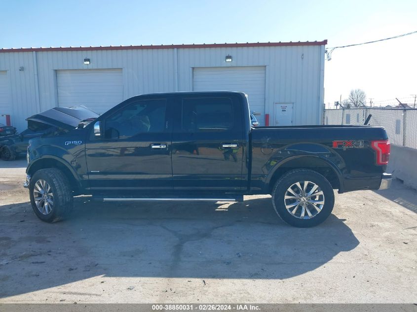 2017 Ford F-150 Lariat VIN: 1FTEW1EGXHFB47886 Lot: 38850031