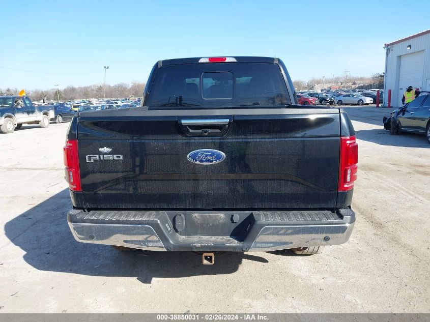 2017 Ford F-150 Lariat VIN: 1FTEW1EGXHFB47886 Lot: 38850031