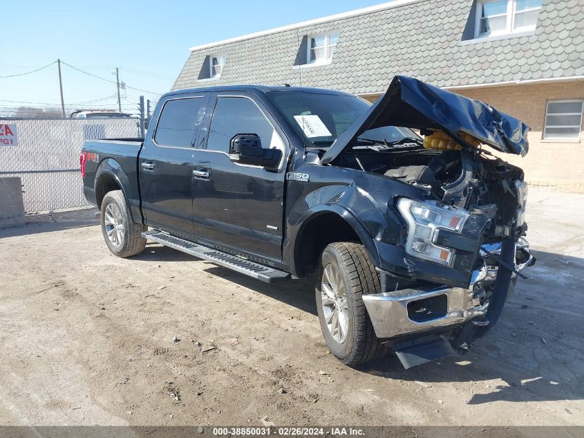 2017 Ford F-150 Lariat VIN: 1FTEW1EGXHFB47886 Lot: 38850031