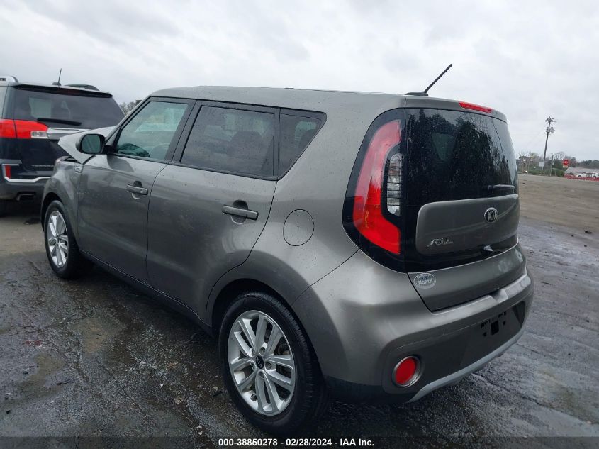 2017 Kia Soul + VIN: KNDJP3A52H7457004 Lot: 38850278