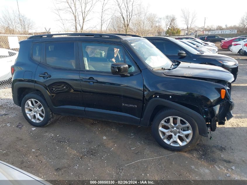 2016 Jeep Renegade Latitude VIN: ZACCJBBT0GPD97632 Lot: 38850330