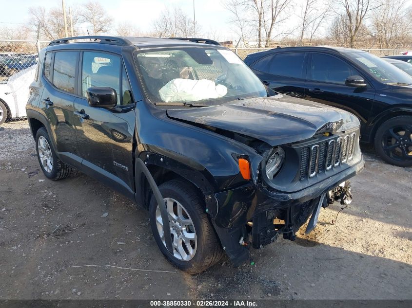 2016 Jeep Renegade Latitude VIN: ZACCJBBT0GPD97632 Lot: 38850330