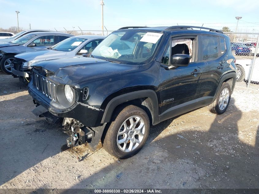 2016 Jeep Renegade Latitude VIN: ZACCJBBT0GPD97632 Lot: 38850330