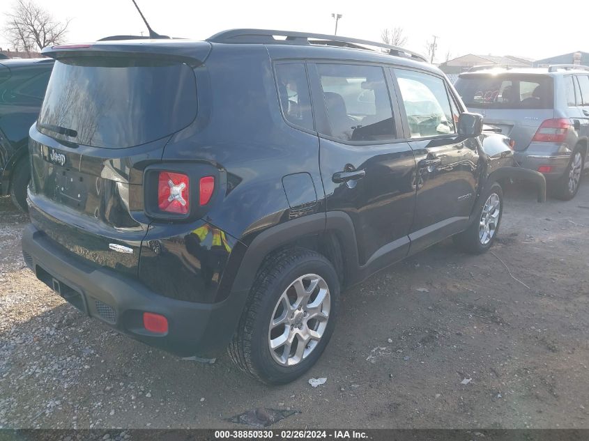 2016 Jeep Renegade Latitude VIN: ZACCJBBT0GPD97632 Lot: 38850330