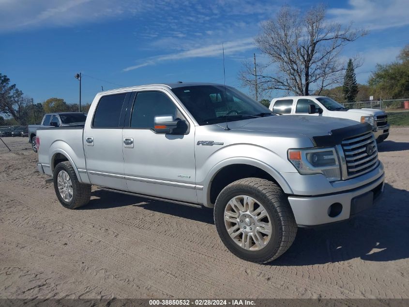 2013 Ford F-150 Platinum VIN: 1FTFW1CT3DFC39596 Lot: 38850532