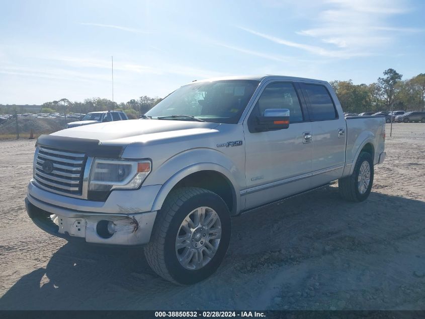2013 Ford F-150 Platinum VIN: 1FTFW1CT3DFC39596 Lot: 38850532