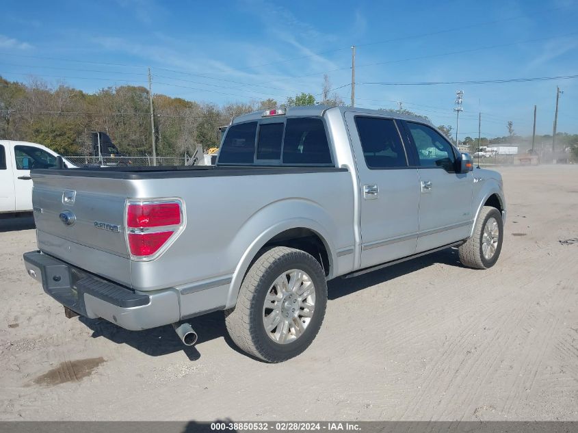 2013 Ford F-150 Platinum VIN: 1FTFW1CT3DFC39596 Lot: 38850532