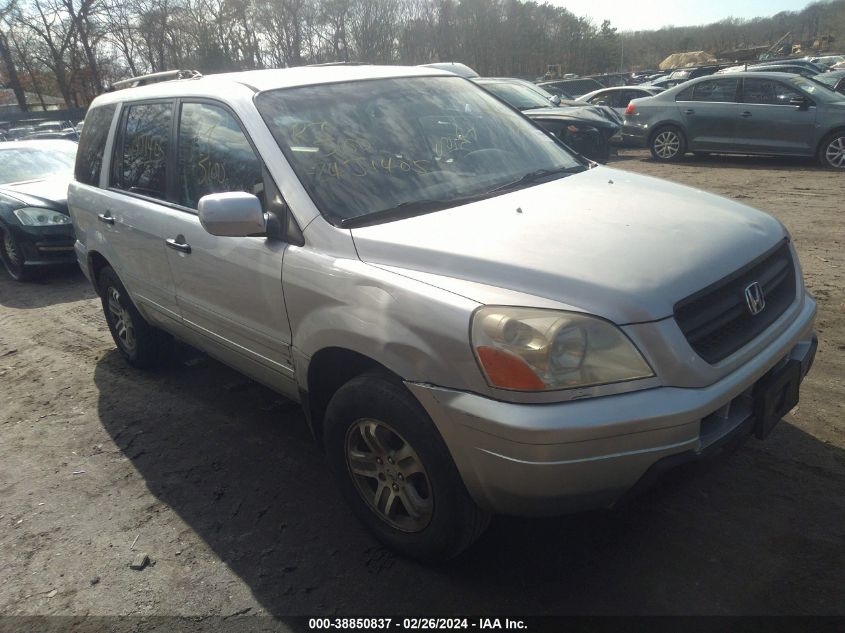 2003 Honda Pilot Ex-L VIN: 2HKYF18533H548427 Lot: 38850837