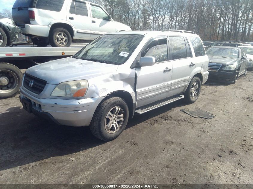 2003 Honda Pilot Ex-L VIN: 2HKYF18533H548427 Lot: 38850837