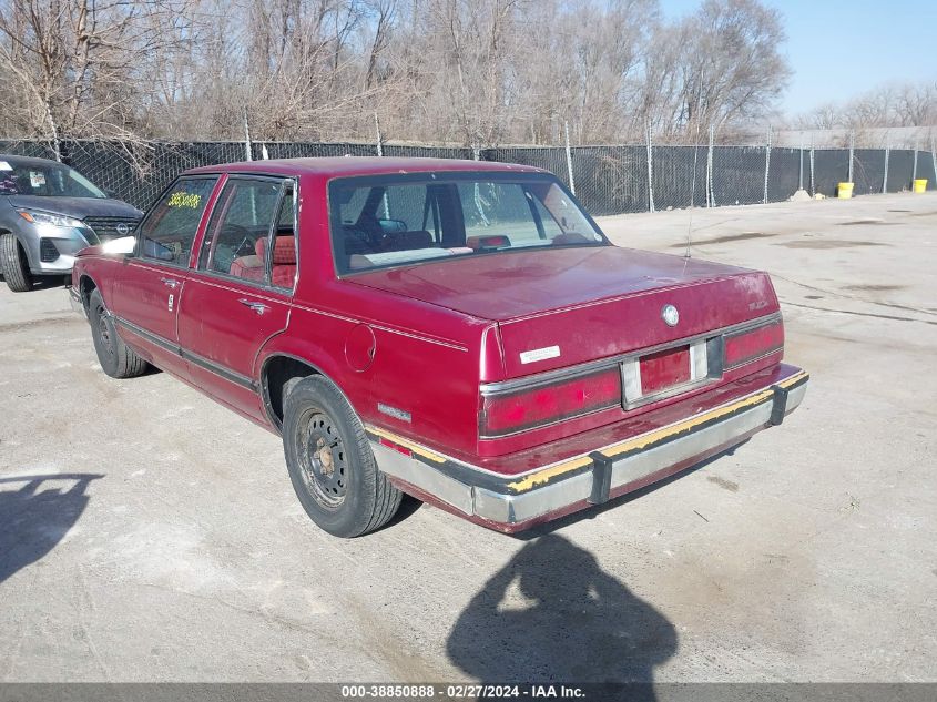 1989 Buick Lesabre Custom VIN: 1G4HP54CXKH438489 Lot: 38850888