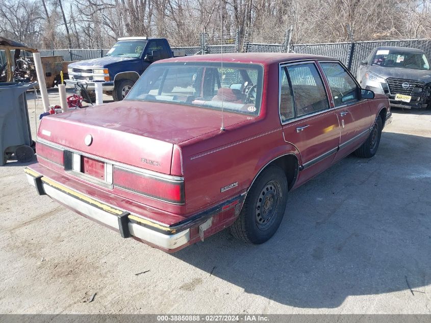 1989 Buick Lesabre Custom VIN: 1G4HP54CXKH438489 Lot: 38850888