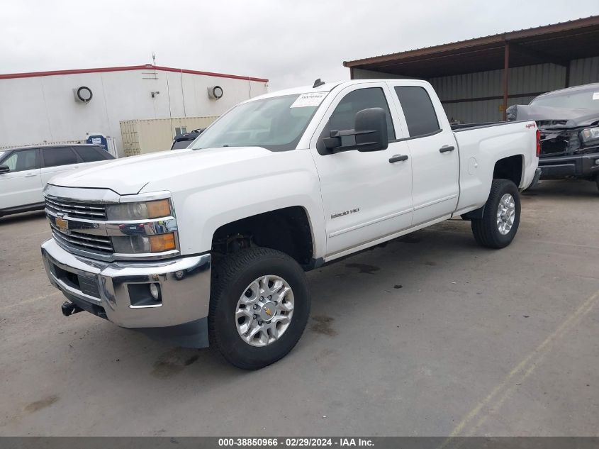 2015 Chevrolet Silverado 2500Hd Lt VIN: 1GC2KVEG2FZ105567 Lot: 38850966