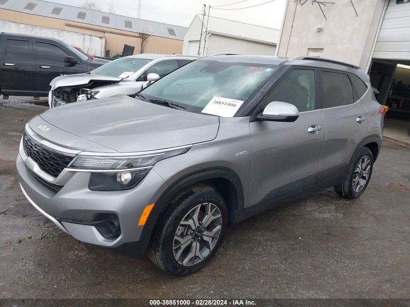 2023 Kia Seltos Ex VIN: KNDERCAA2P7356648 Lot: 38851000