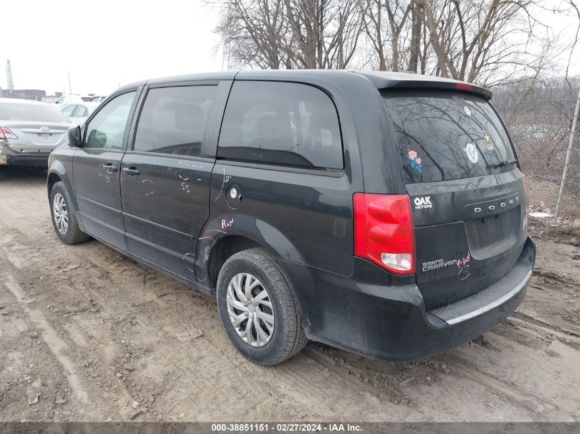 2012 Dodge Grand Caravan Se/Avp VIN: 2C4RDGBG0CR389392 Lot: 38851151