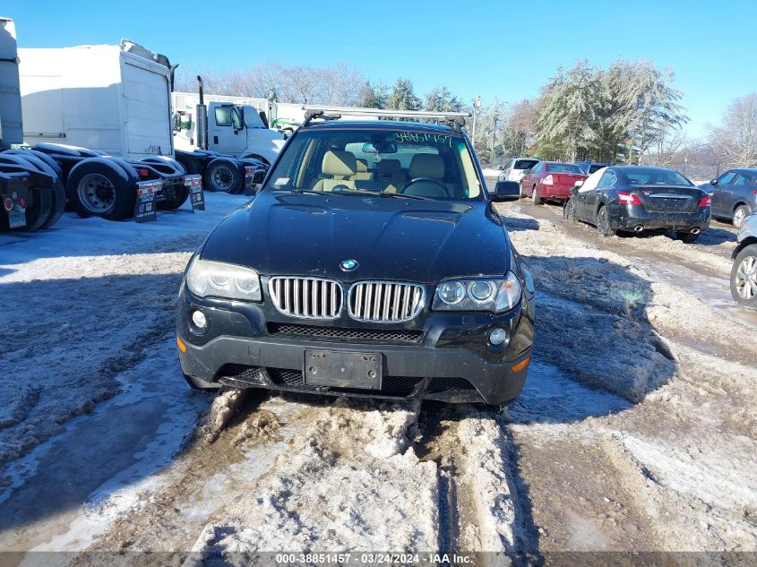 2008 BMW X3 3.0Si VIN: WBXPC93438WJ11632 Lot: 38851457