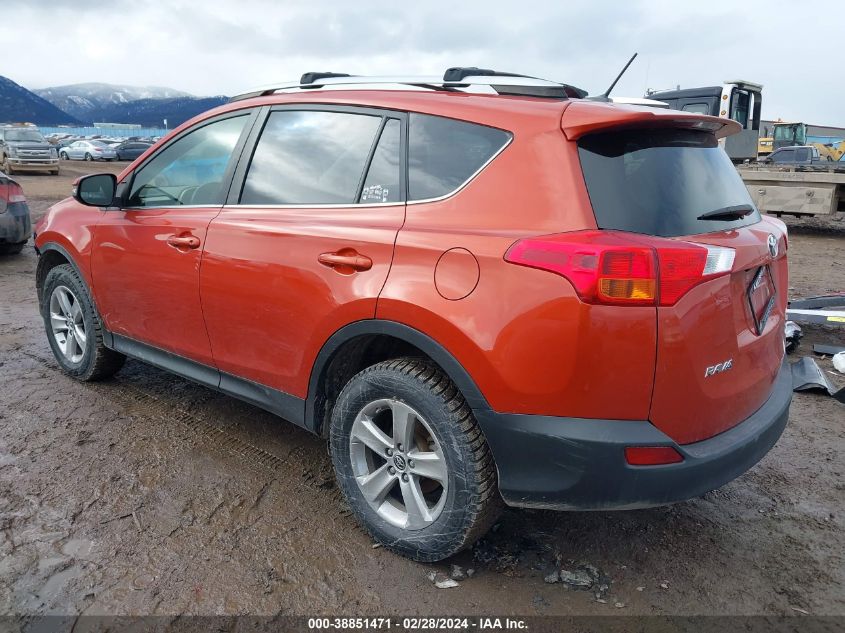 2015 Toyota Rav4 Xle VIN: JTMRFREV5FJ045968 Lot: 38851471