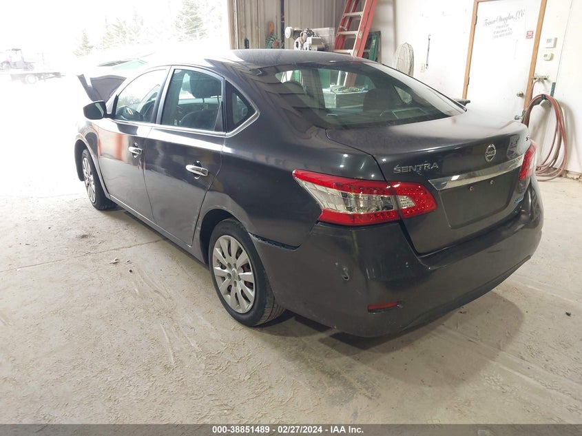 2014 Nissan Sentra Sv VIN: 1N4AB7AP1EN855941 Lot: 38851489
