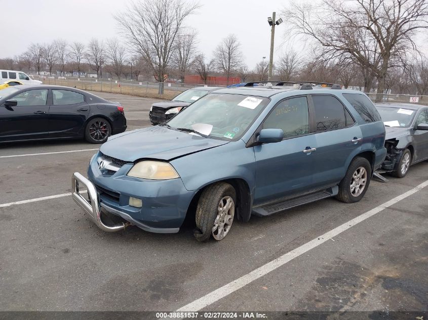 2006 Acura Mdx VIN: 2HNYD188X6H544950 Lot: 38851537