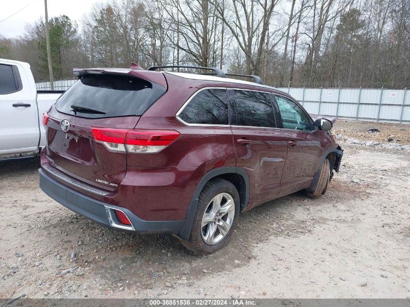 2019 Toyota Highlander Limited VIN: 5TDDZRFH6KS980634 Lot: 38851538