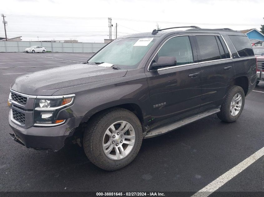 2015 Chevrolet Tahoe Lt VIN: 1GNSKBKC6FR140667 Lot: 38851645