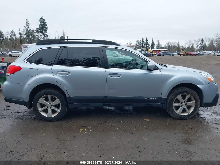 2013 Subaru Outback 2.5I Limited VIN: 4S4BRBKC5D3257639 Lot: 38851670