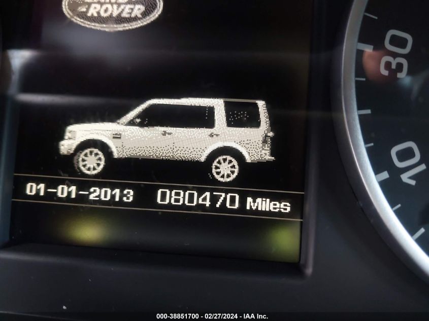 2015 Land Rover Lr4 VIN: SALAK2V63FA769255 Lot: 38851700