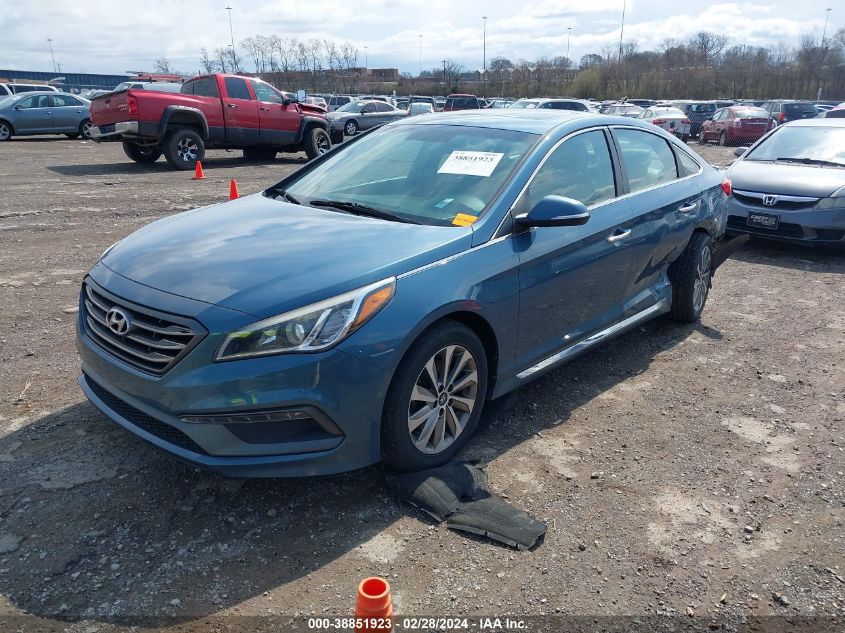 2017 Hyundai Sonata Sport VIN: 5NPE34AF8HH482089 Lot: 38851923