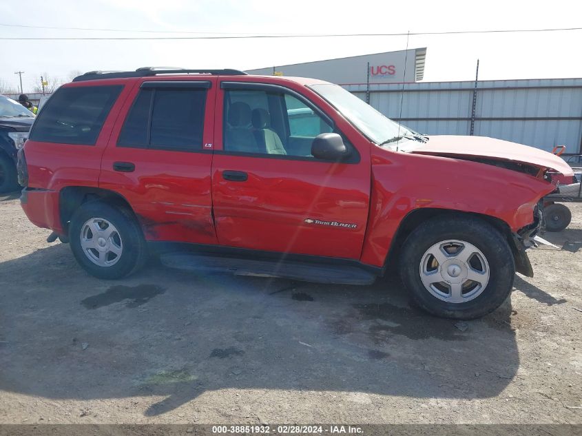 2002 Chevrolet Trailblazer Ls VIN: 1GNDT13S722452280 Lot: 38851932