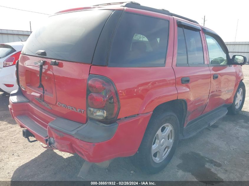 2002 Chevrolet Trailblazer Ls VIN: 1GNDT13S722452280 Lot: 38851932