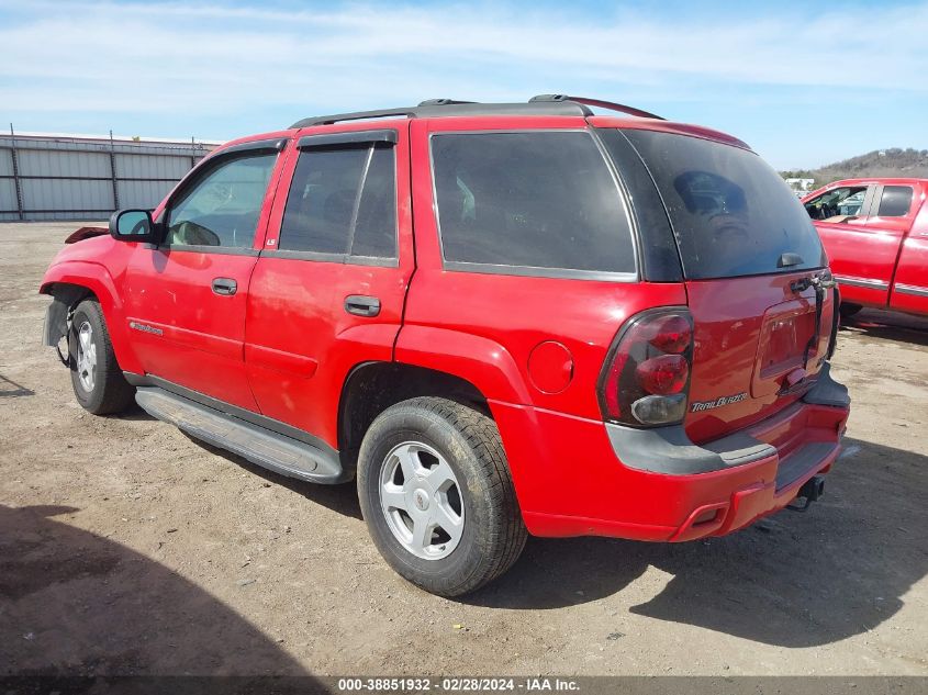 2002 Chevrolet Trailblazer Ls VIN: 1GNDT13S722452280 Lot: 38851932