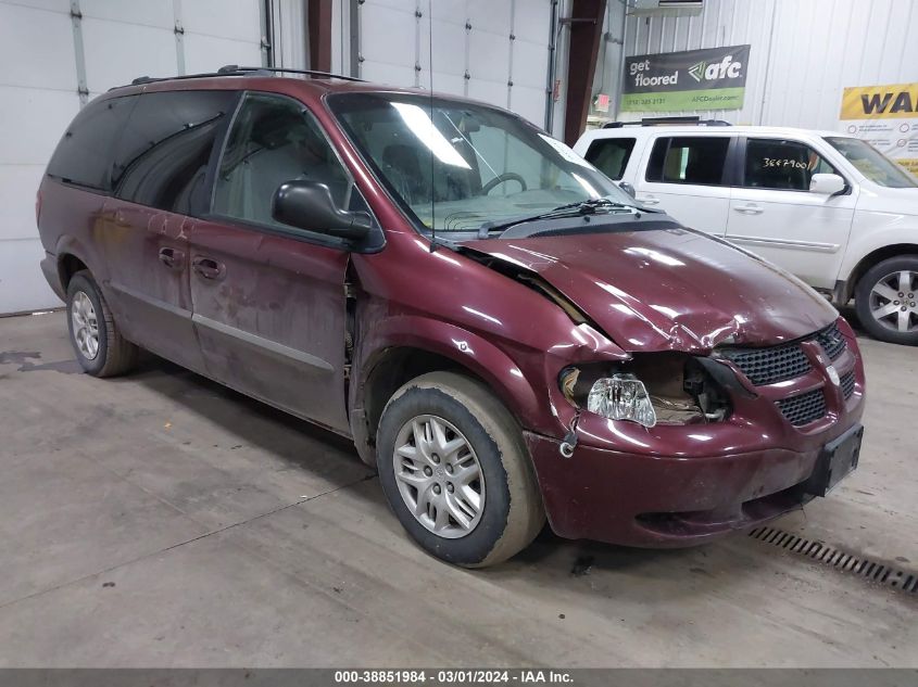 2002 Dodge Grand Caravan Sport VIN: 2B4GP443X2R572687 Lot: 38851984