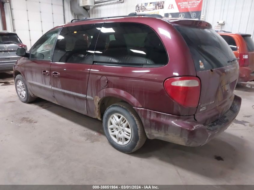 2002 Dodge Grand Caravan Sport VIN: 2B4GP443X2R572687 Lot: 38851984