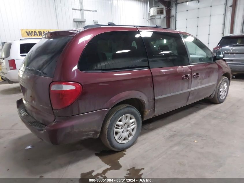 2002 Dodge Grand Caravan Sport VIN: 2B4GP443X2R572687 Lot: 38851984