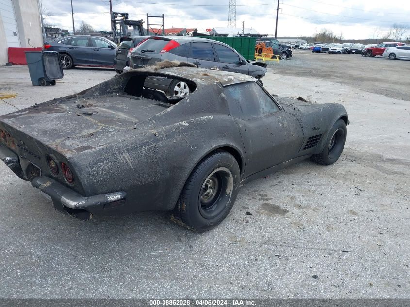 1971 Chevrolet Corvette VIN: 194371S1098370000 Lot: 38852028