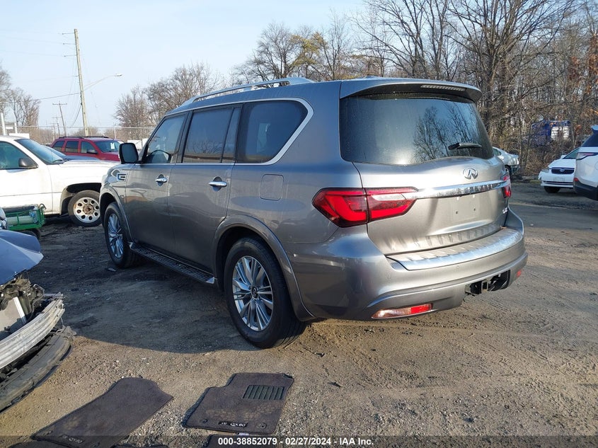 2020 Infiniti Qx80 Luxe VIN: JN8AZ2NF4L9702667 Lot: 38852079