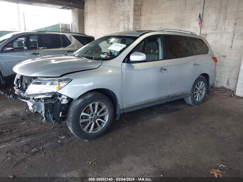 2014 Nissan Pathfinder Sl VIN: 5N1AR2MM8EC721526 Lot: 38852140