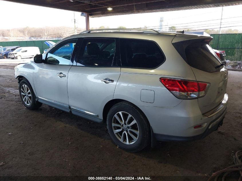 2014 Nissan Pathfinder Sl VIN: 5N1AR2MM8EC721526 Lot: 38852140