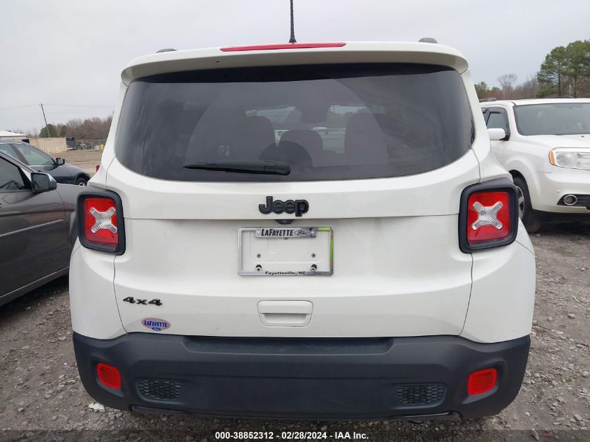 2019 Jeep Renegade Altitude 4X4 VIN: ZACNJBBB3KPK60075 Lot: 38852312