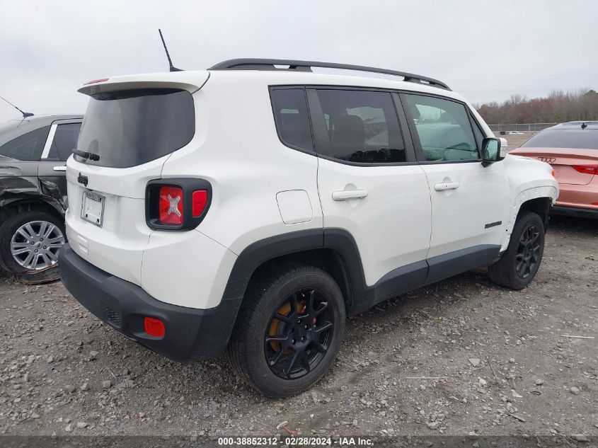 2019 Jeep Renegade Altitude 4X4 VIN: ZACNJBBB3KPK60075 Lot: 38852312