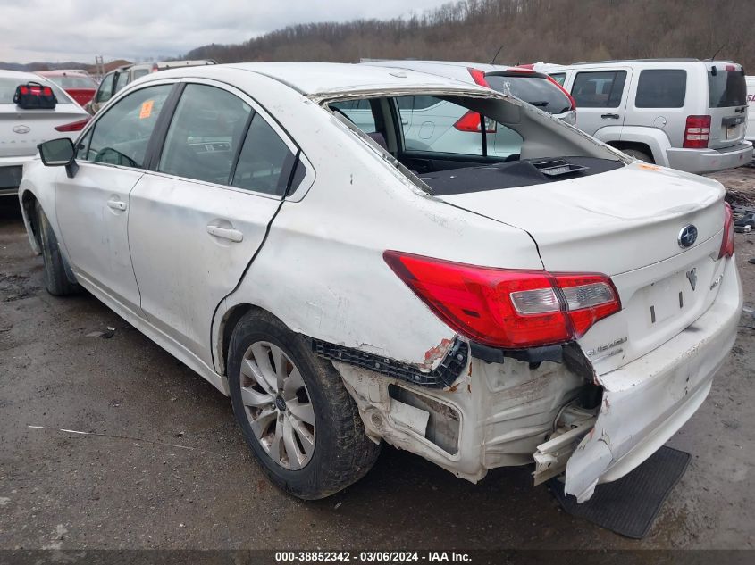 2015 Subaru Legacy 2.5I Premium VIN: 4S3BNBC62F3064151 Lot: 38852342