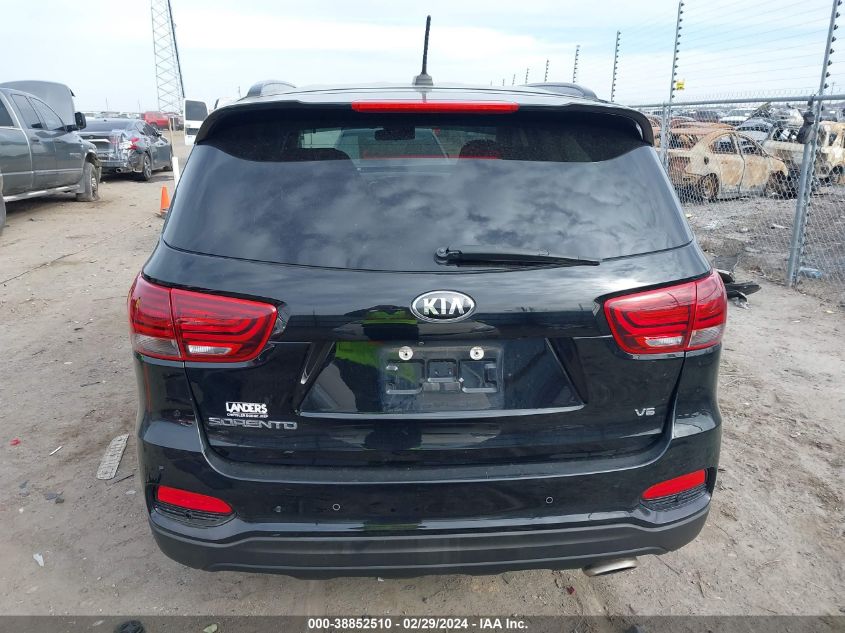 2019 Kia Sorento 3.3L S VIN: 5XYPG4A52KG607851 Lot: 38852510