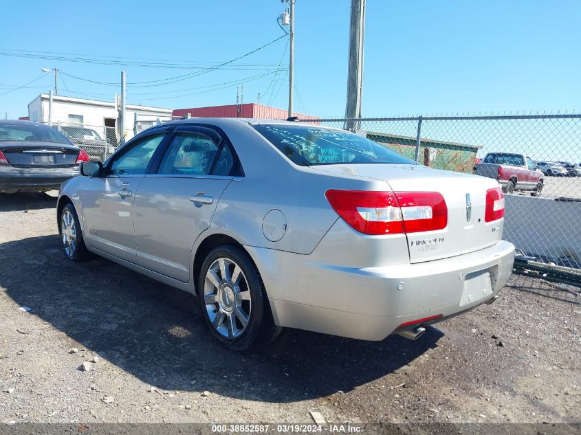 2008 Lincoln Mkz VIN: 3LNHM26T28R647396 Lot: 38852587