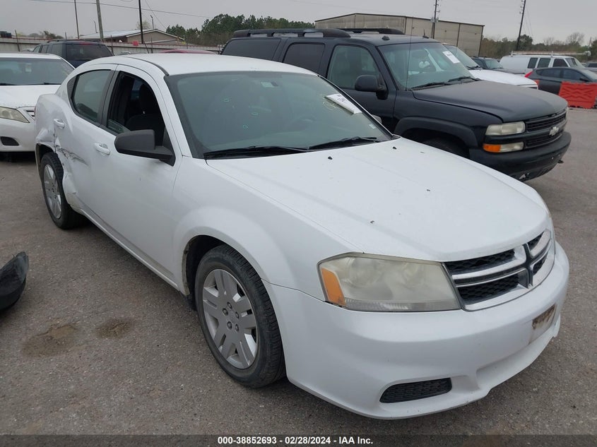2013 DODGE AVENGER SE - 1C3CDZABXDN575709